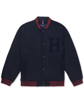 Tommy Hilfiger - Men's Adaptive Tonal Patch Varsity Jacket