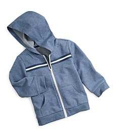 Toddler Boys Sporty Tape Zip-Up Hoodie, Created for Macy's