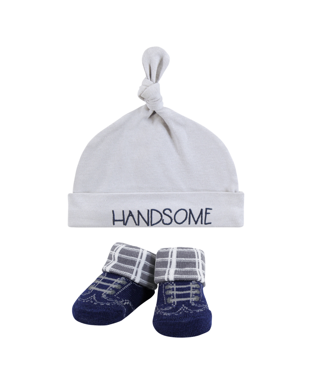 Hudson Baby Boys Youngster's Cap and Sock Pairing