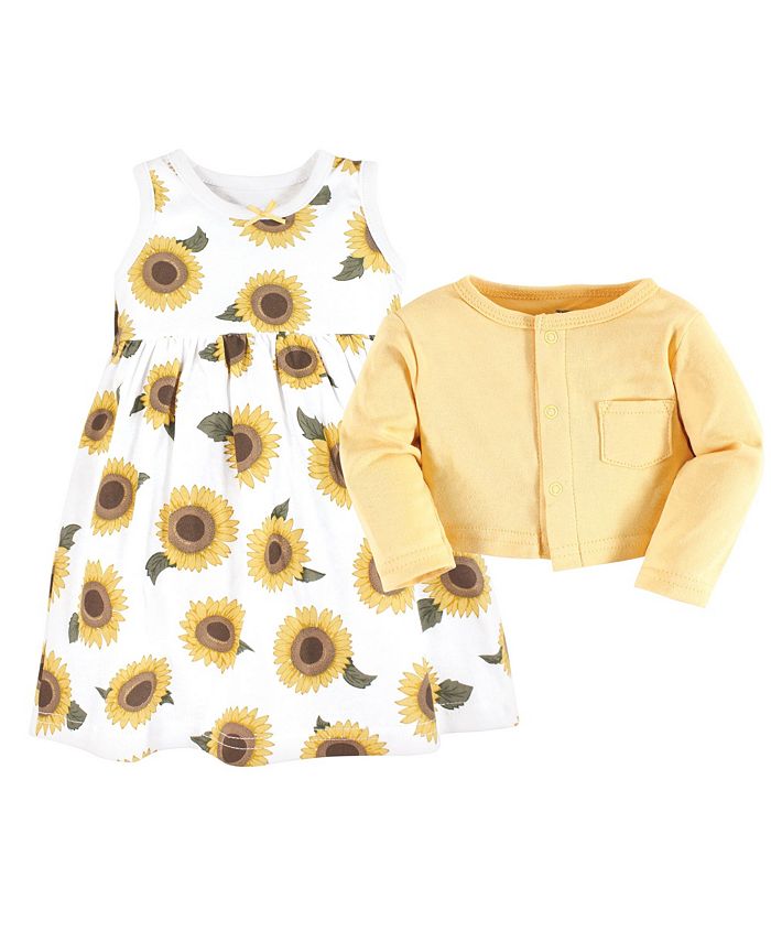 Hudson Baby Baby Girls Dress and Cardigan, 2Piece Set Macy's