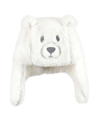 Baby Unisex Unisex Winter Warmth 3Pk Earflap Hat, Mittens & Plush Booties