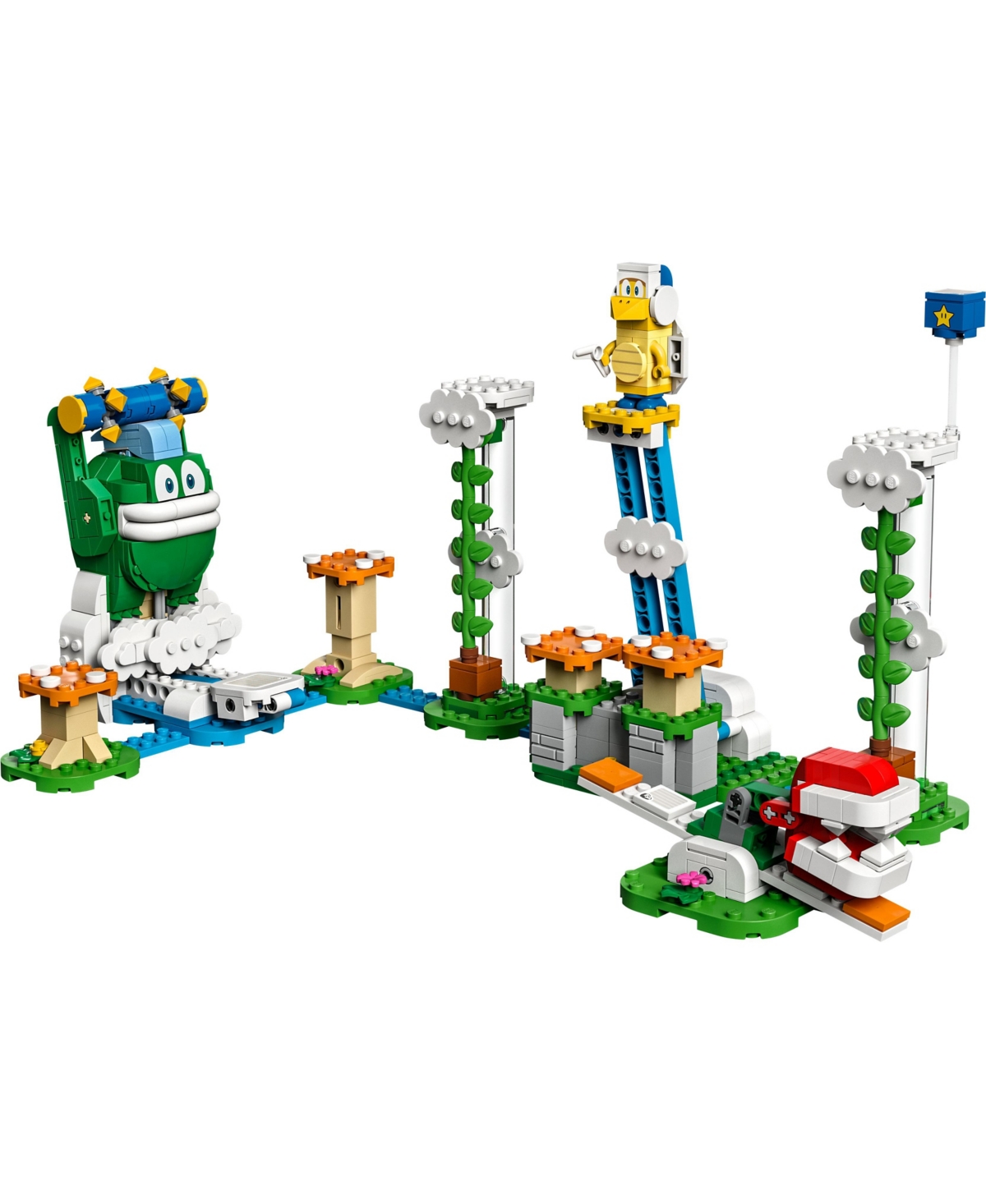Shop Lego Super Mario Big Spike's Cloud Top Challenge 71409 Expansion Set In Multicolor