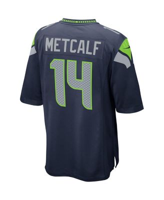 Men's Nike DK Metcalf College Navy Seattle Seahawks Game Jersey