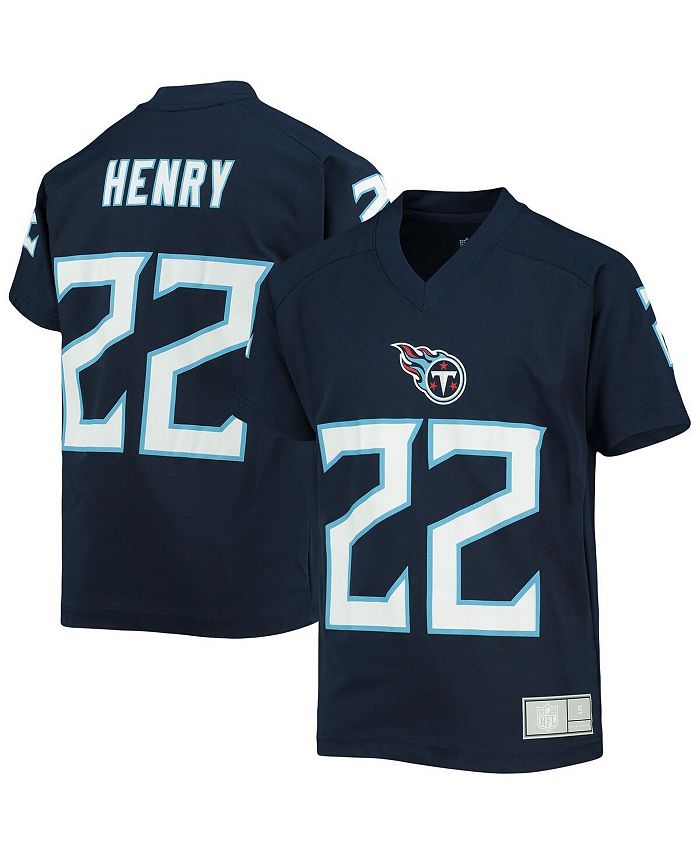 Outerstuff Youth Boys Derrick Henry Navy Tennessee Titans Performance  Player Name and Number Raglan V-Neck T-shirt - Macy's