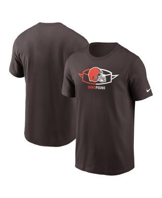Men's Brown Cleveland Browns Essential Local Phrase T-shirt
