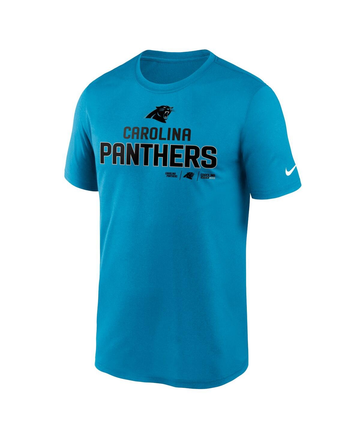 Shop Nike Men's  Blue Carolina Panthers Legend Community Performance T-shirt