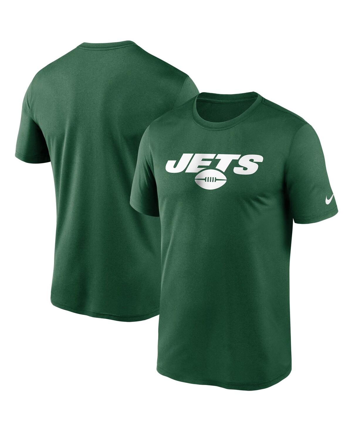 Men's Nike Green New York Jets Wordmark Legend Performance T-shirt