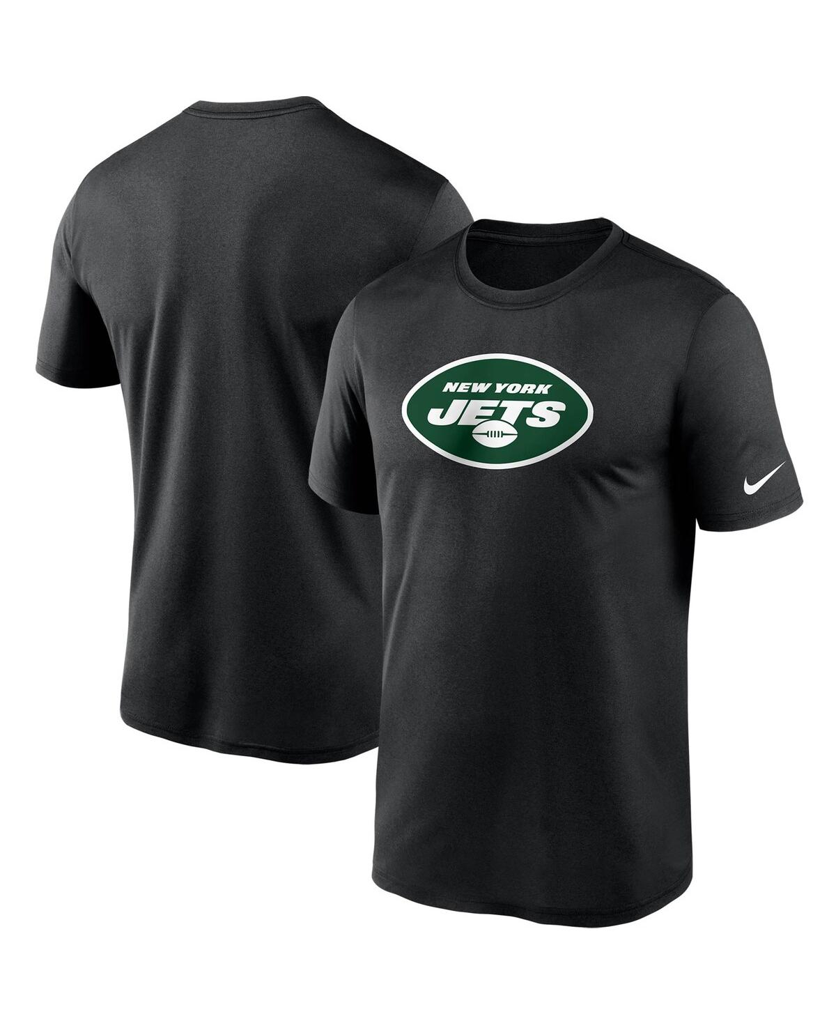 Men's Nike Black New York Jets Logo Essential Legend Performance T-shirt