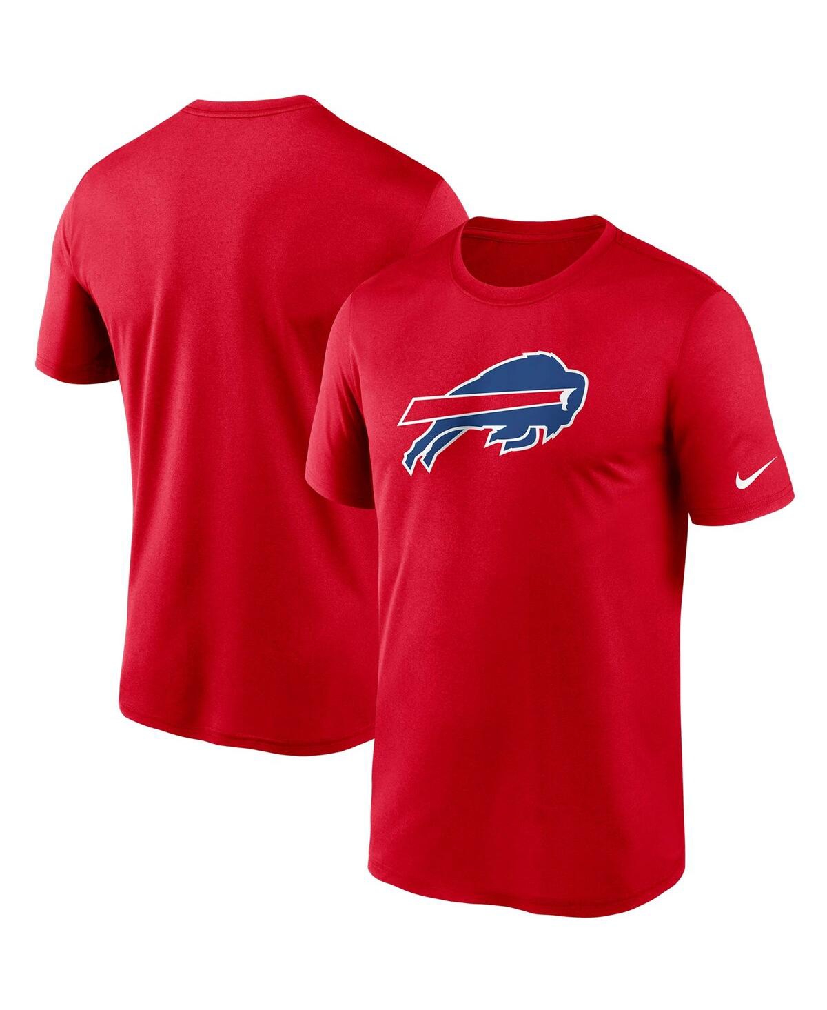 Shop Nike Men's  Red Buffalo Bills Logo Essential Legend Performance T-shirt