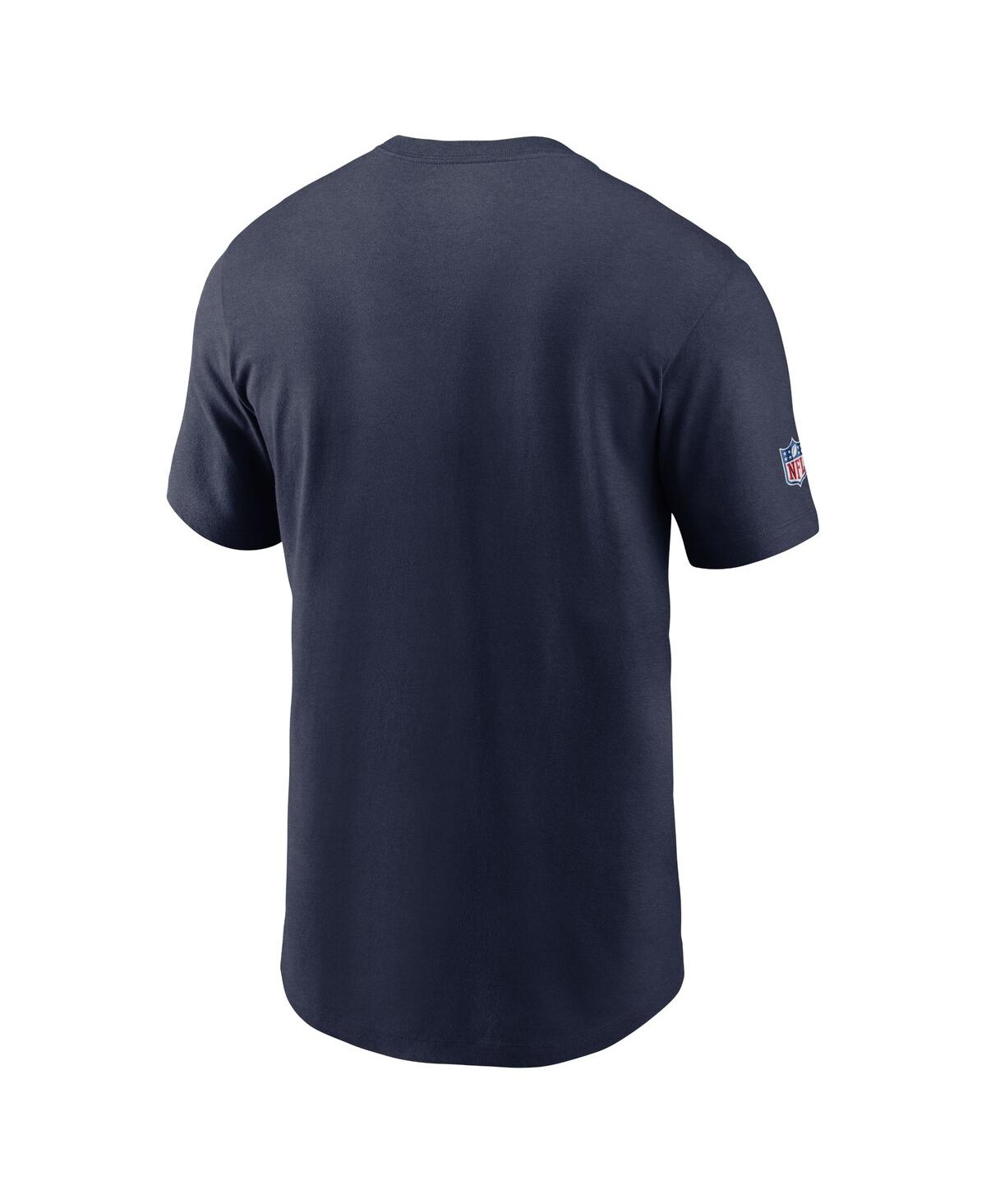 Shop Nike Men's  College Navy Seattle Seahawks Infograph Lockup Performance T-shirt