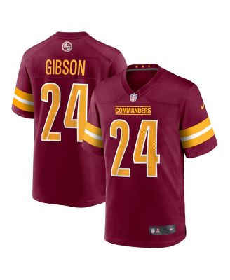 Men's Nike Antonio Gibson Burgundy Washington Football Team Game Player  Jersey