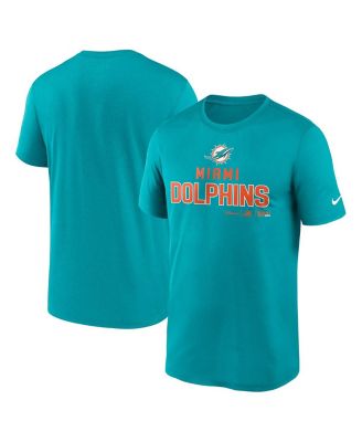 Men's Aqua Miami Dolphins Legend Community Performance T-shirt