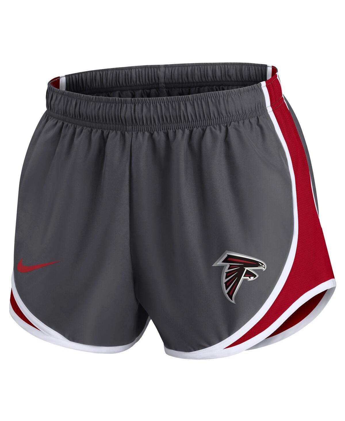 Nike Women's Dri-fit Logo Tempo (nfl New York Giants) Shorts In Charcoal