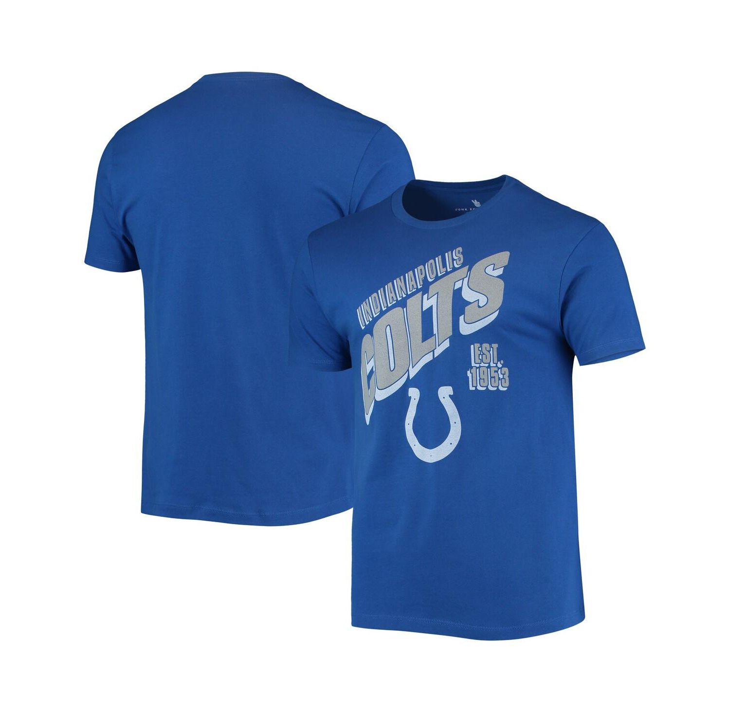 Men's Royal Indianapolis Colts Slant T-shirt