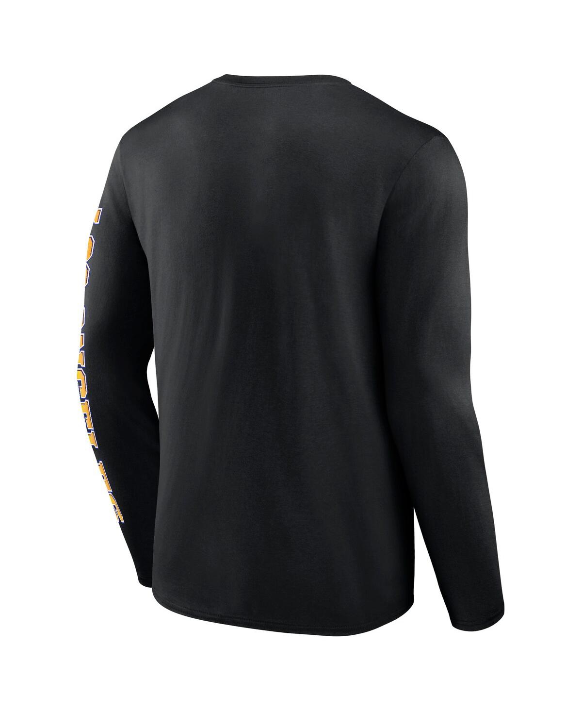 Men's FanaticsLos Angeles Rams Super Bowl Lvi Champions Hometown Audible Long Sleeve T-shirt - Black