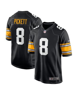 Men's Nike Kenny Pickett Black Pittsburgh Steelers Player Alternate Game Jersey Size: Medium