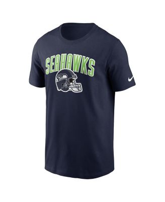 Men's College Navy Seattle Seahawks Team Athletic T-shirt
