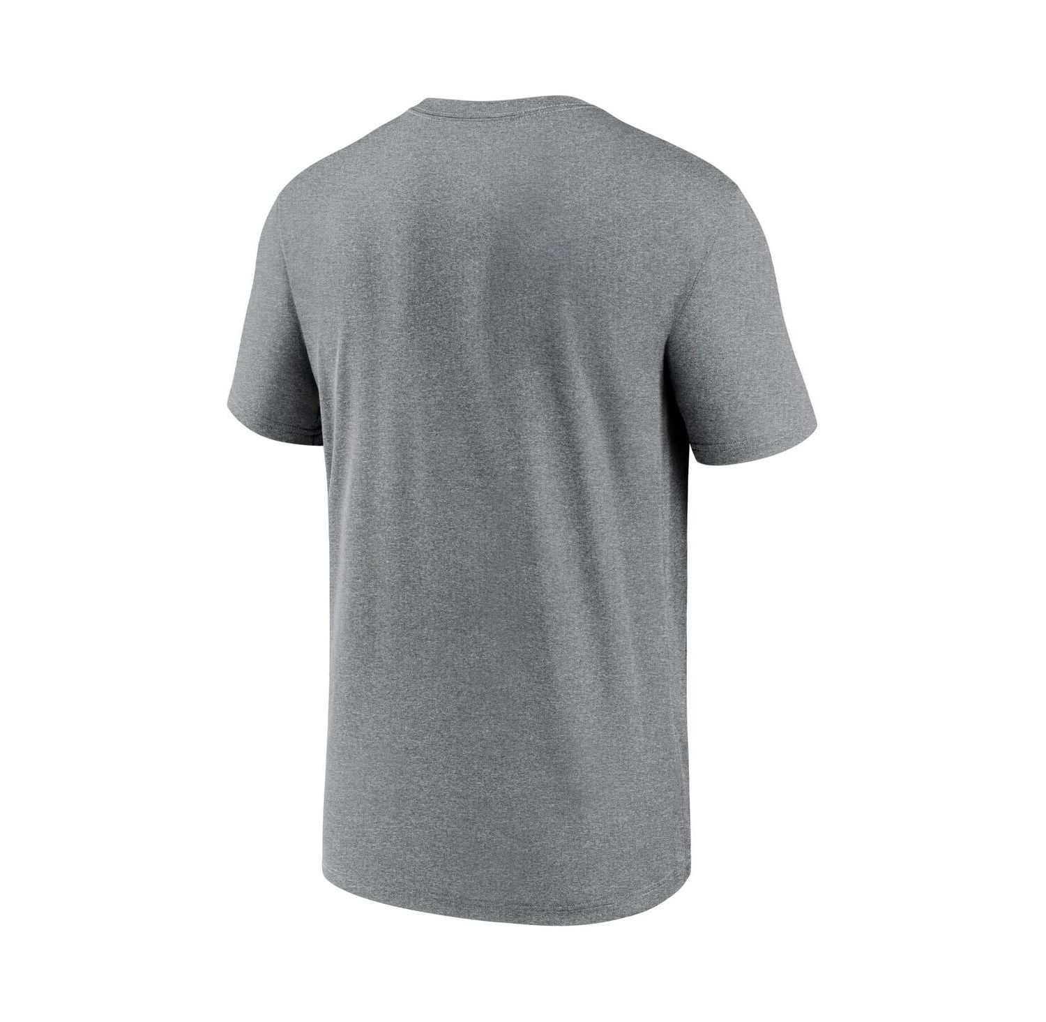 Men's Heathered Gray Las Vegas Raiders Icon Legend Performance T-shirt