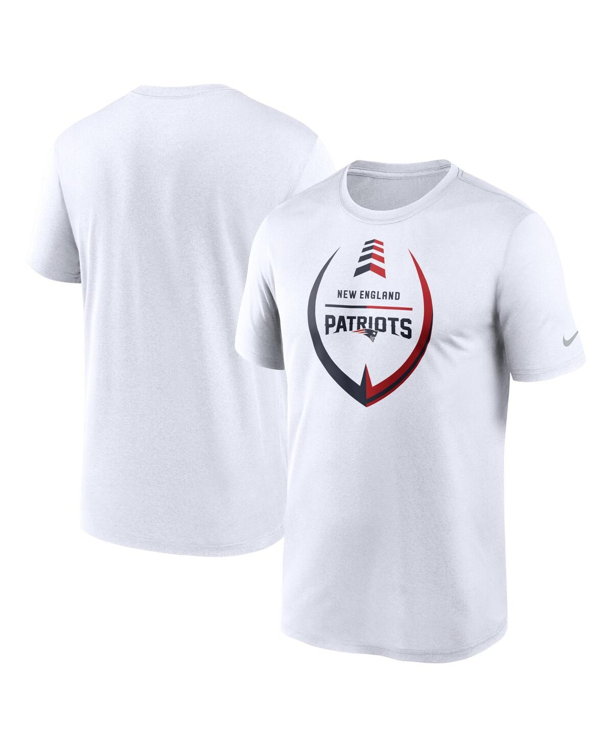 Nike Men's  White New England Patriots Icon Legend Performance T-shirt