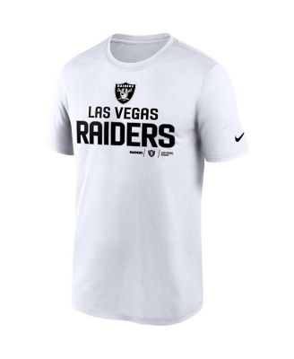 Men's White Las Vegas Raiders Legend Community Performance T-shirt