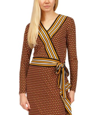 Michael kors border print dress best sale