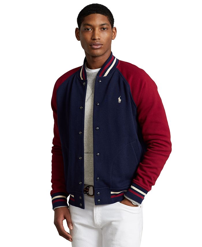 Polo Ralph Lauren Men's Fleece Baseball Jacket - Macy's