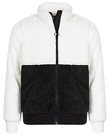 Big Girls Fleece Colorblocked Jacket, Created for Macy's