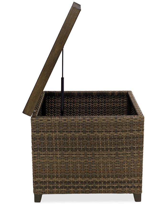 Agio CLOSEOUT! Leighton Outdoor Storage End Table Macy's