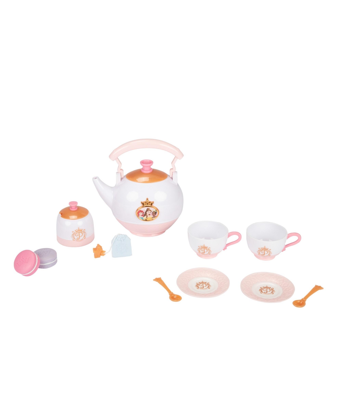 Disney Princess Kids' Style Collection Sweet Styling' Tea Set, 12 Piece In Multicolor