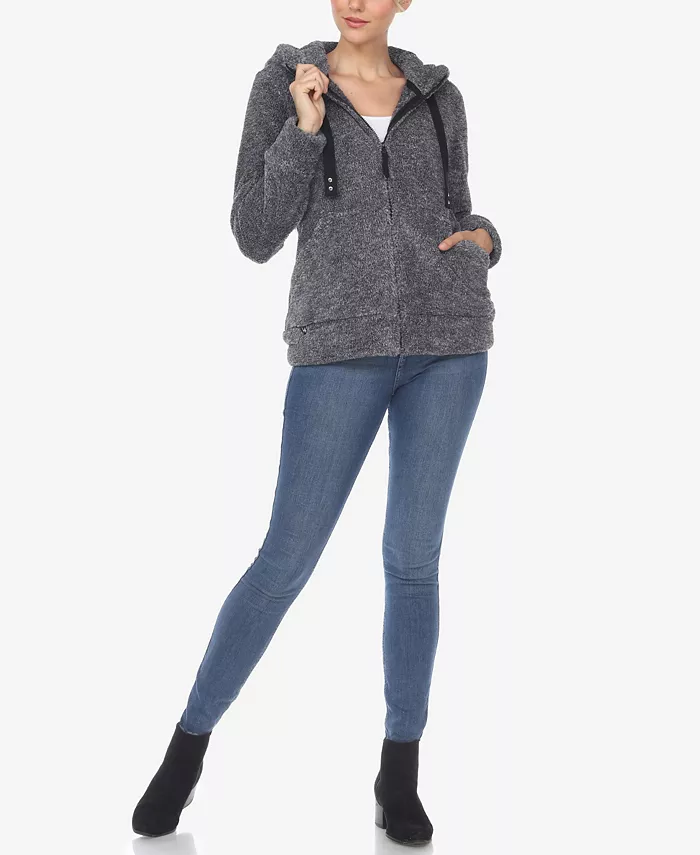 Women's Hooded Sherpa Jacket - thumbnail 6