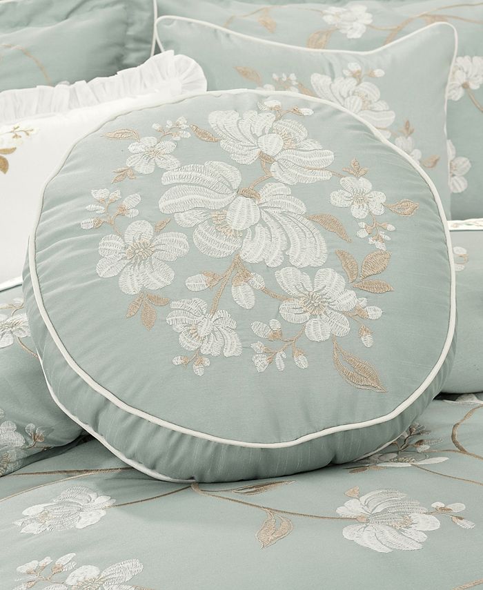 Royal Court Spring Garden Decorative Pillow 15 quot Round Macy #39 s