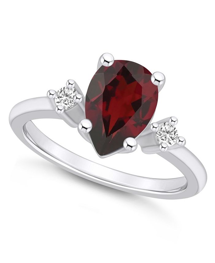 Macys cheap garnet ring