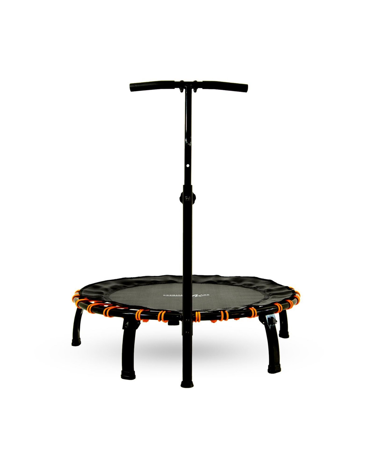 Skyfitness Trampoline With Adjustable Handle, 39" In Black