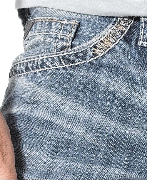 Silver Jeans Co. Men's Zac Relaxed Fit Straight Jeans & Reviews Jeans