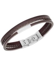 Macys leather best sale bracelets