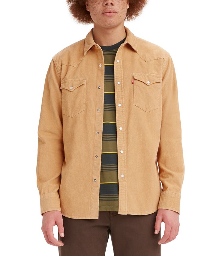 Levi's Men's Standard Fit Western Corduroy Shirt & Reviews - Casual  Button-Down Shirts - Men - Macy's