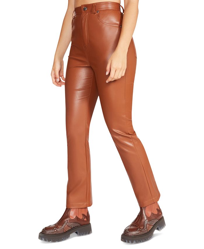 Steve Madden Women's Josie FauxLeather Pants Macy's