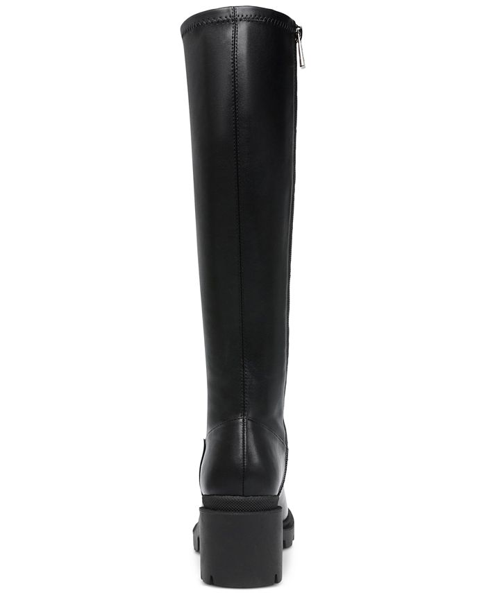 Steve Madden Women's Aberdeen Block Heel Riding Boots & Reviews Boots