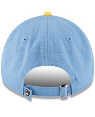 Men's Powder Blue Milwaukee Brewers City Connect 9TWENTY Adjustable Hat