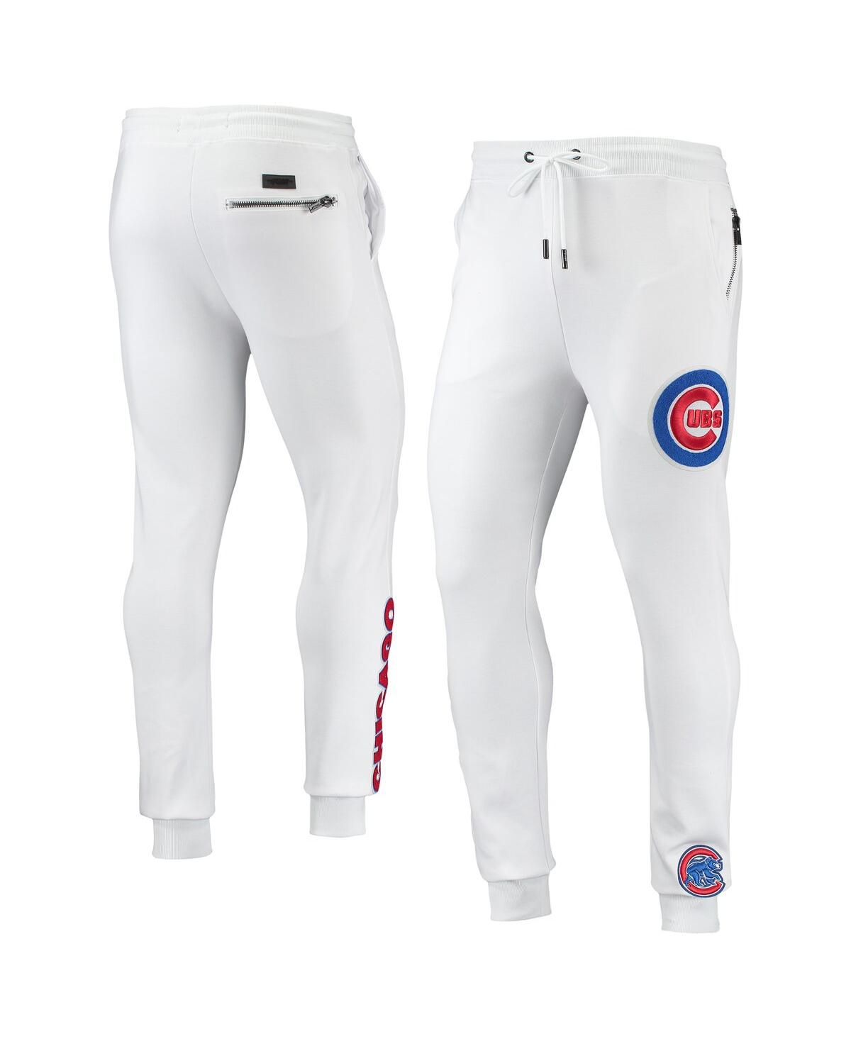 Shop Pro Standard Men's  White Chicago Cubs Team Logo Jogger Pants