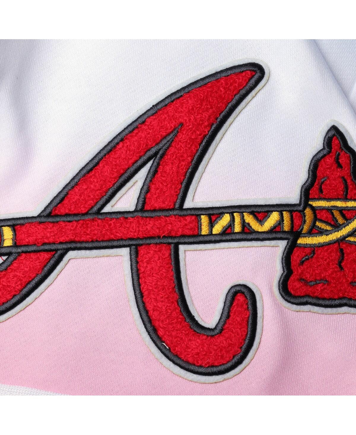 Pro Standard Men's  Blue, Pink Atlanta Braves Team Logo Pro Ombre Shorts In Blue,pink