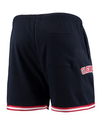 Men's Navy Cleveland Guardians Logo Mesh Shorts