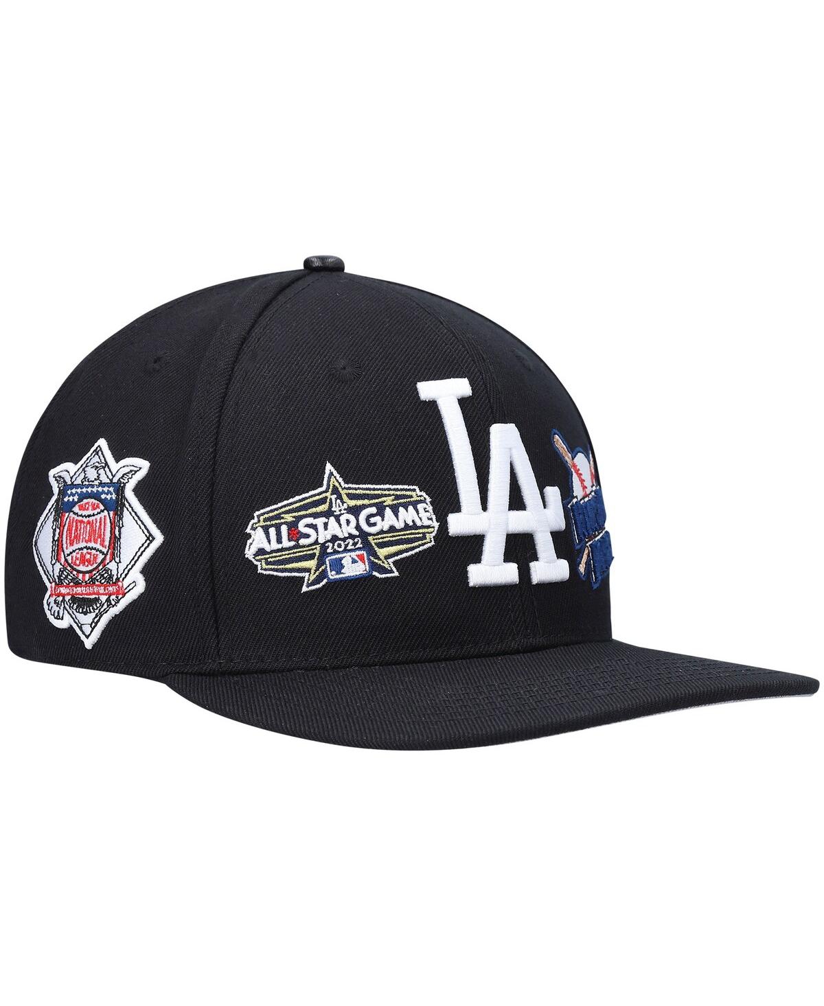 Pro Standard Men's  Black Los Angeles Dodgers All-star Multi Hit Wool Snapback Hat