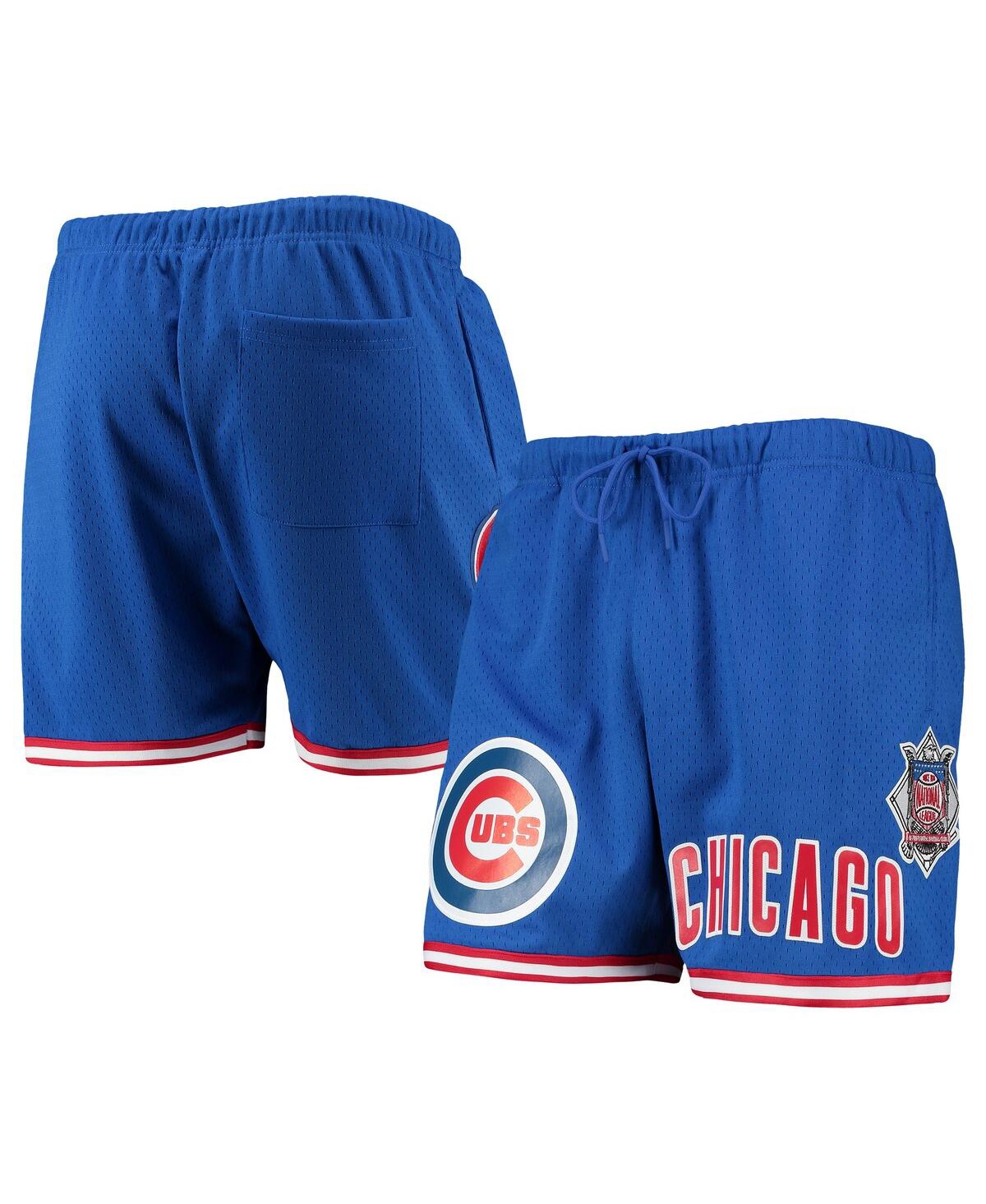 Shop Pro Standard Men's  Royal Chicago Cubs Since 1876 Mesh Shorts
