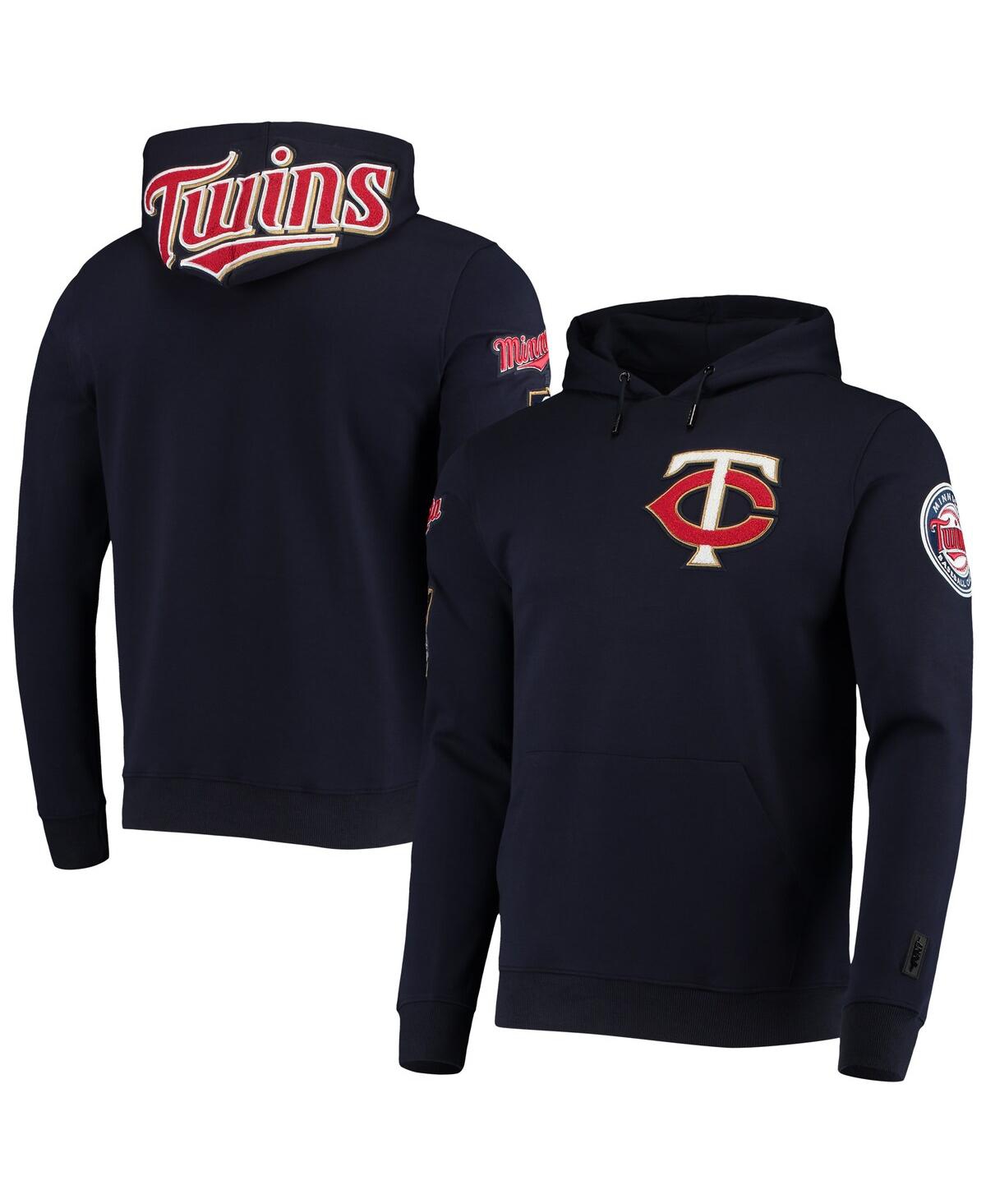 Shop Pro Standard Men's  Navy Minnesota Twins Team Logo Pullover Hoodie