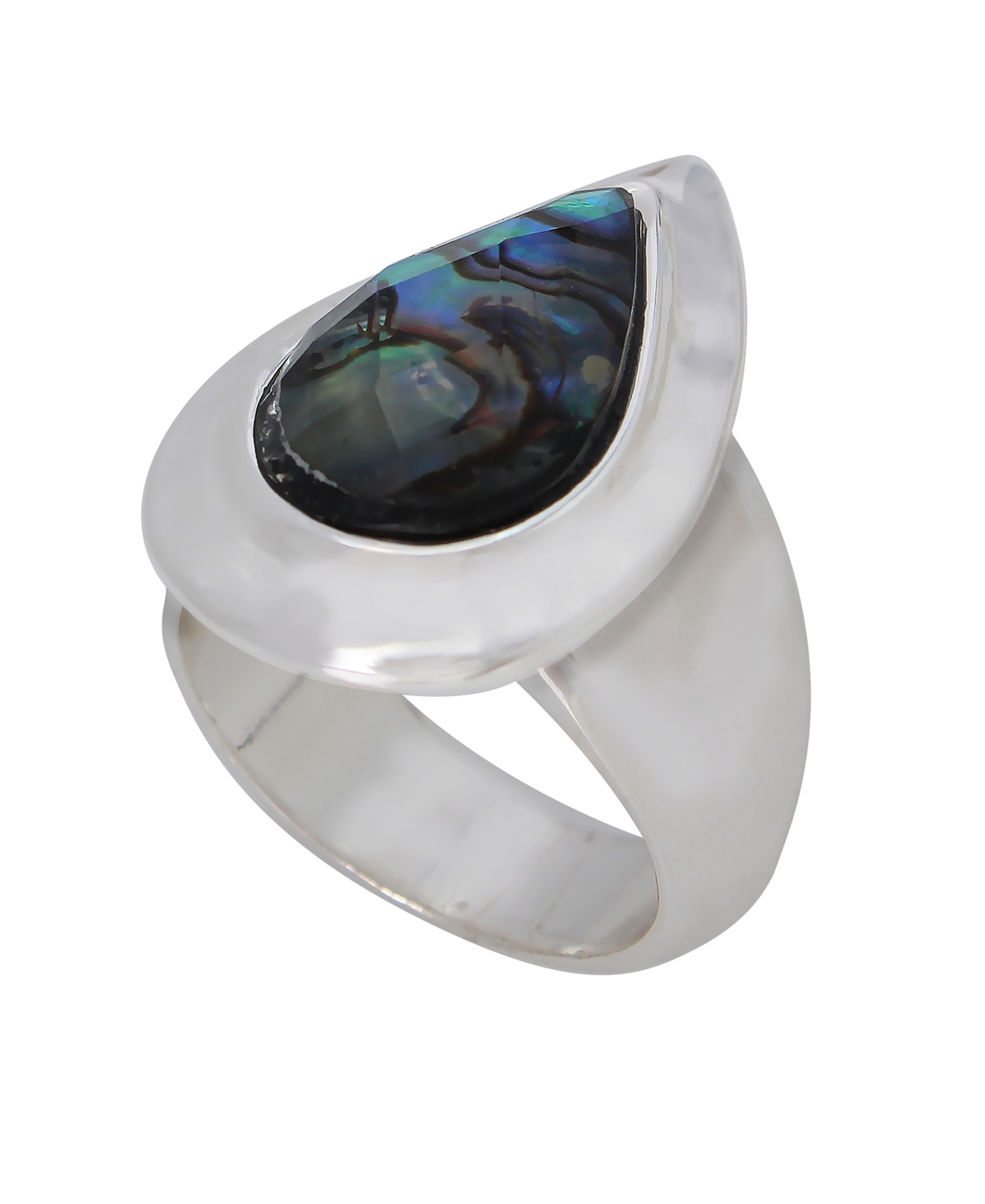 Abalone Cocktail Ring - Abalone