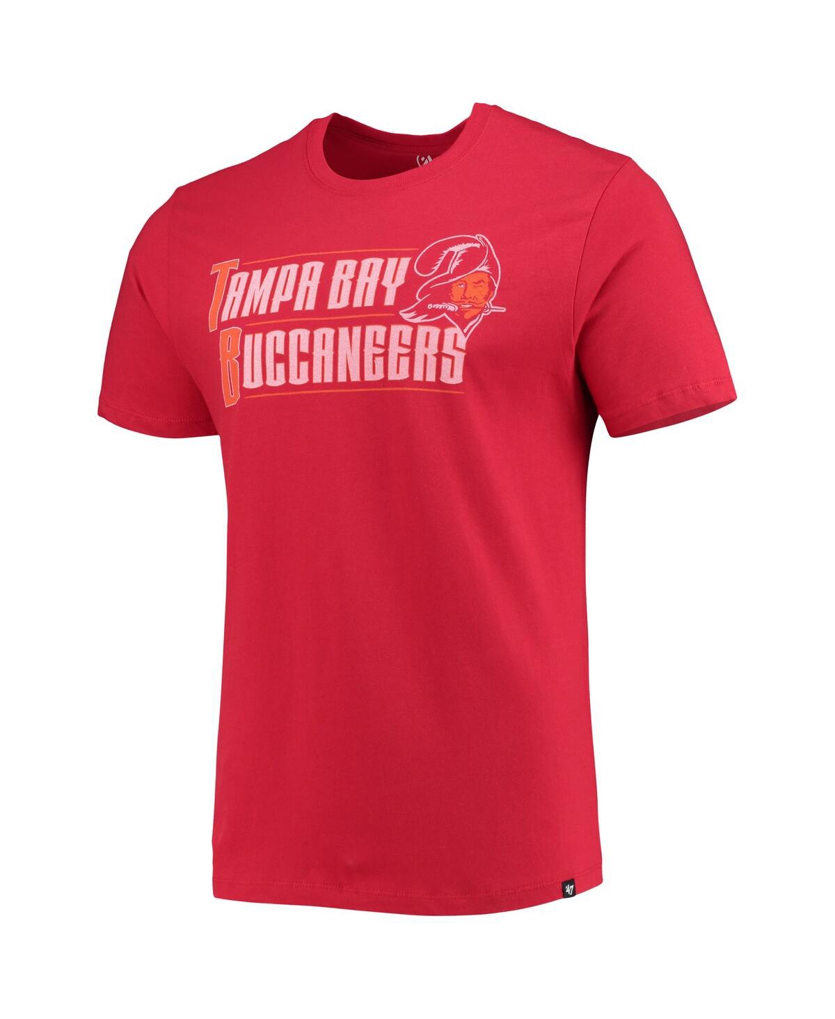 Shop 47 Brand Men's ' Red Tampa Bay Buccaneers Regional Super Rival T-shirt