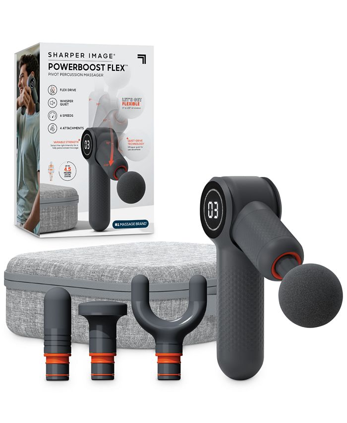 Sharper Image Powerboost Flex Pivot Percussion Massager - Macy's