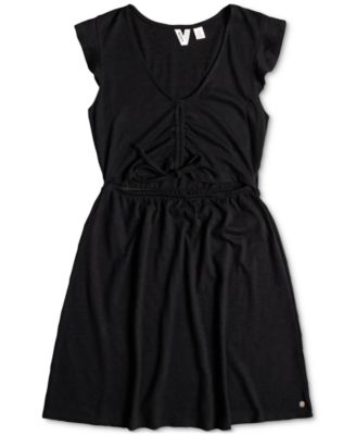 Roxy - Juniors' Flirty Vibes Cutout Mini Dress