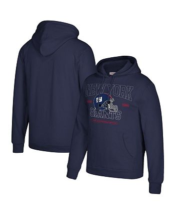 Officially Licensed NFL Men's Mitchell & Ness Pullover Hoodie - Giants
